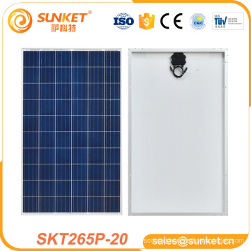best price265w byd poly solar panel265w solar panel price per watt with CE TUV